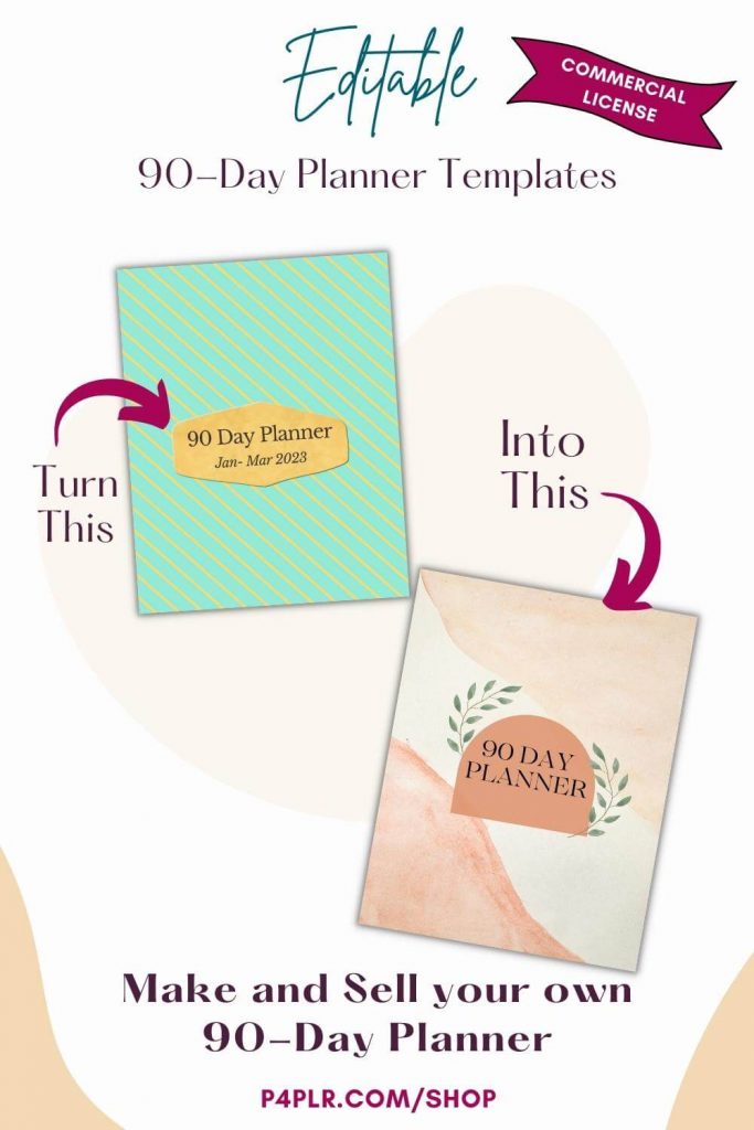 Change the cover of 9- day planner