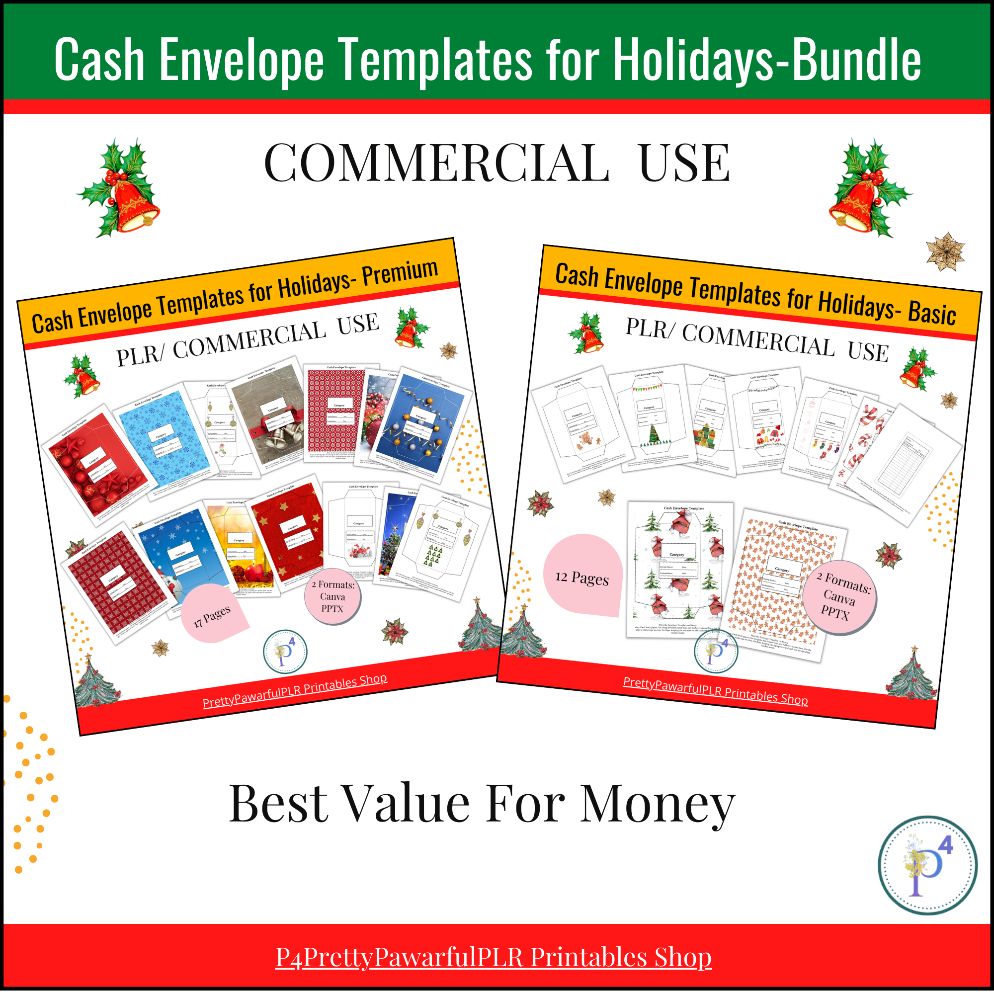 Mega Bundle- Cash Envelopes Templates for Budgeting