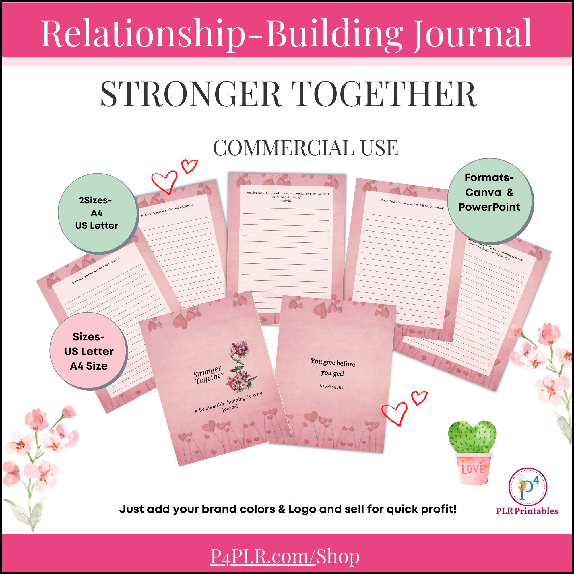 Stronger together: A Relationship Building Activity Journal