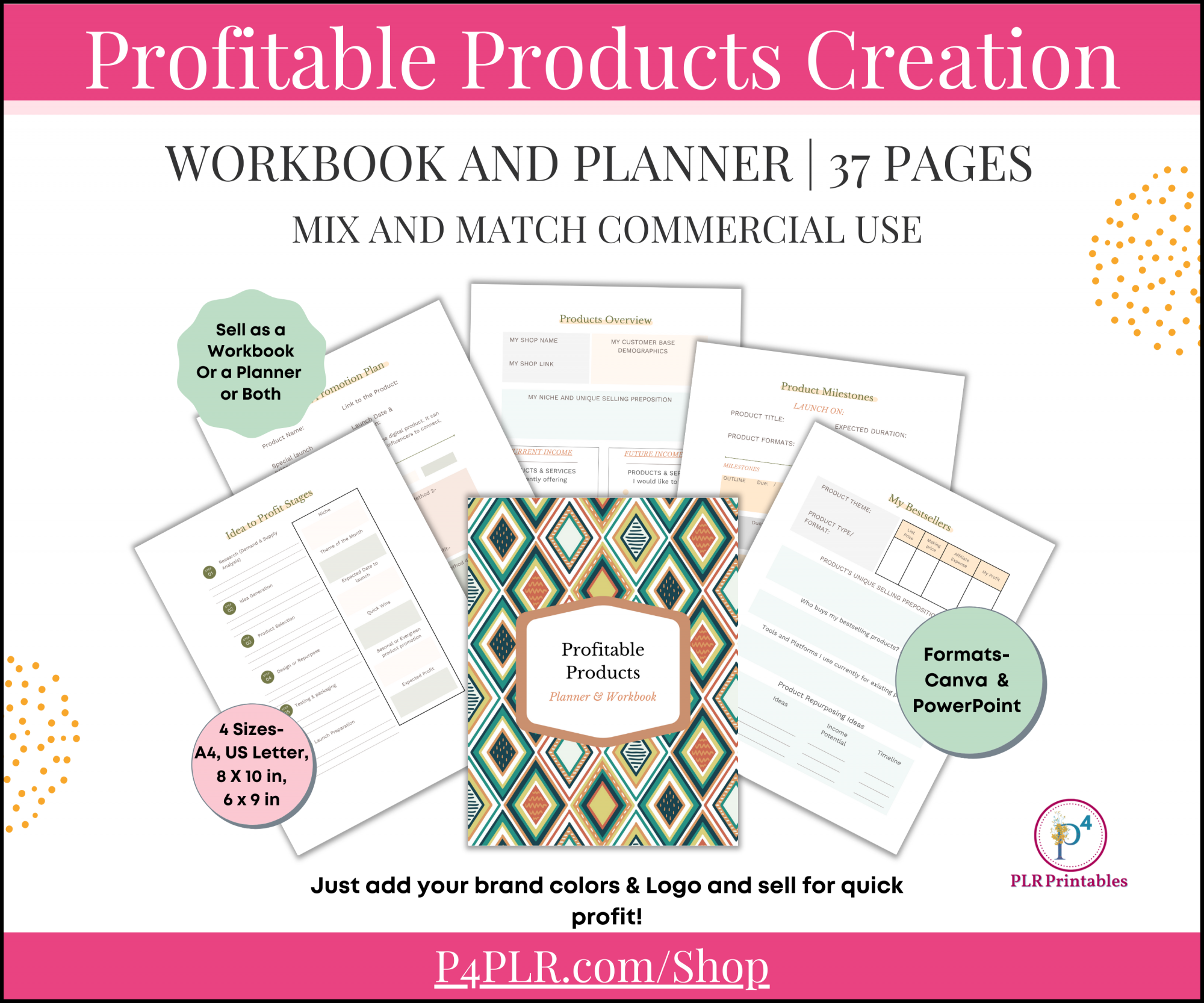 Profitable Products Planner & Workbook Combo Set