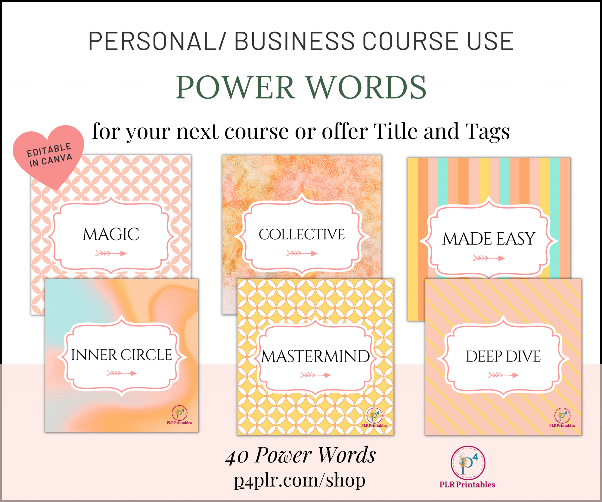 NEW! Power Words List For Sales