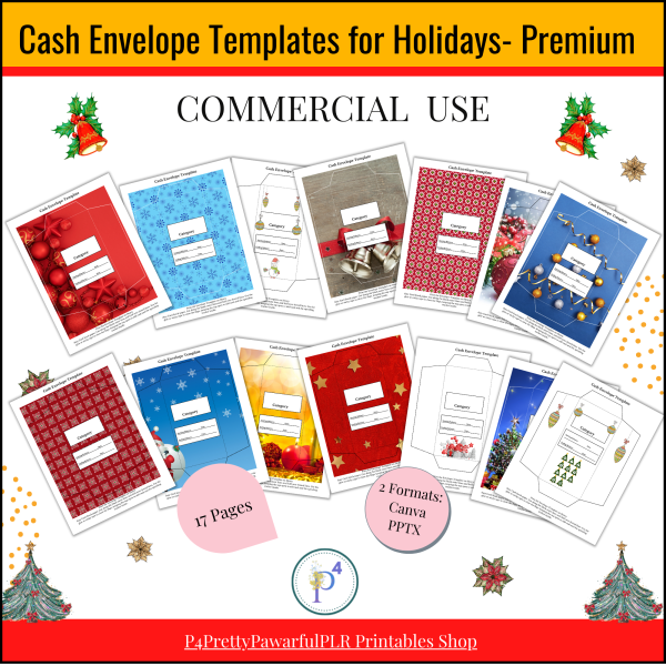 ADD-ON: Cash Envelopes Templates for Budgeting Normally $27 TODAY ONLY