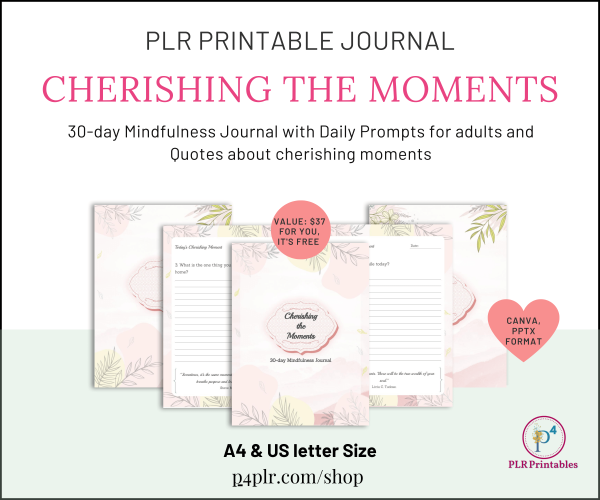 NEW! Cherishing the Moments (30-day Journal)