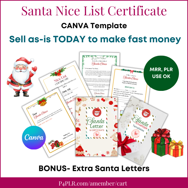 Nice List Certificate Template