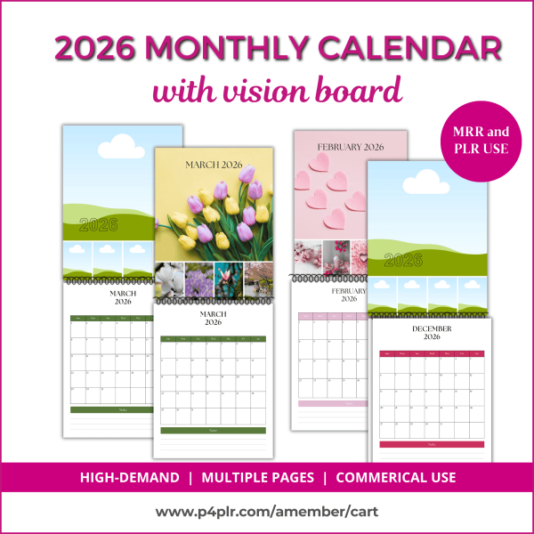 2026 Monthly Calendar