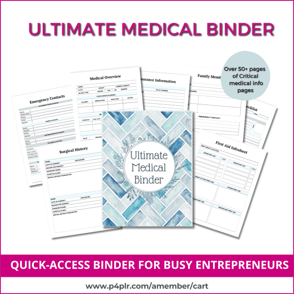 Medical Binder For Busy Entrepreneurs