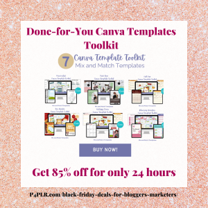 Canva Templates PLR Budle Deal for Black Friday