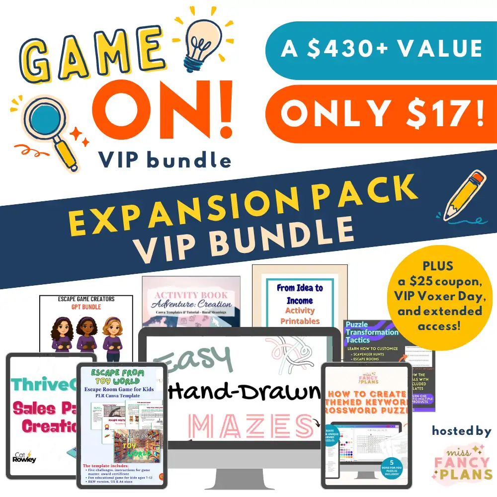 KIDS Activities printables bundle extra