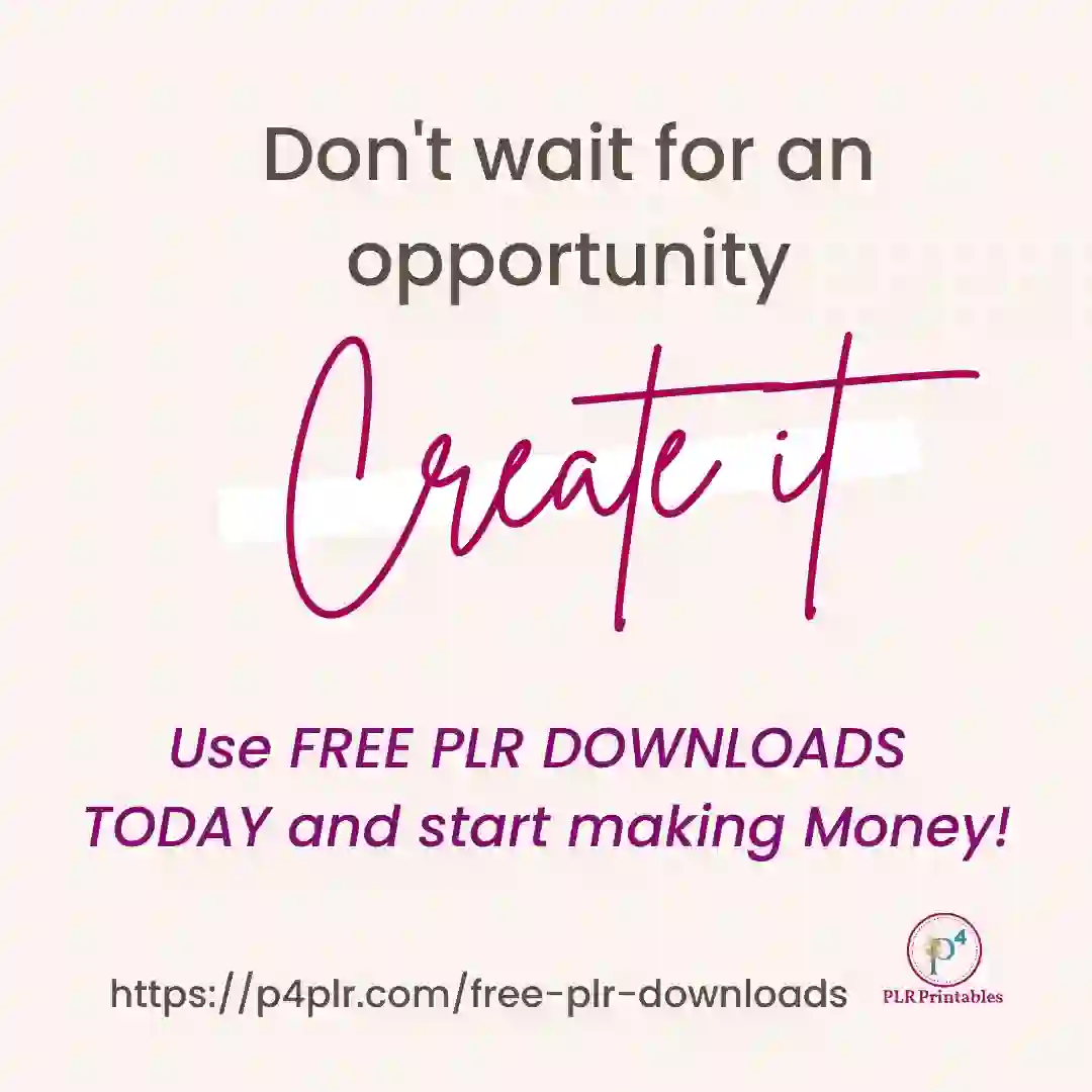 Free PLR downloads to make money